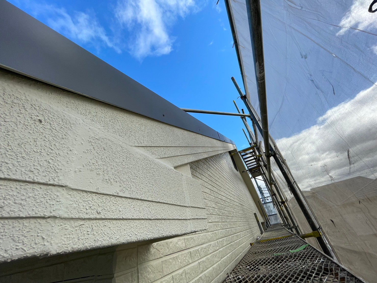 足場解体前確認 