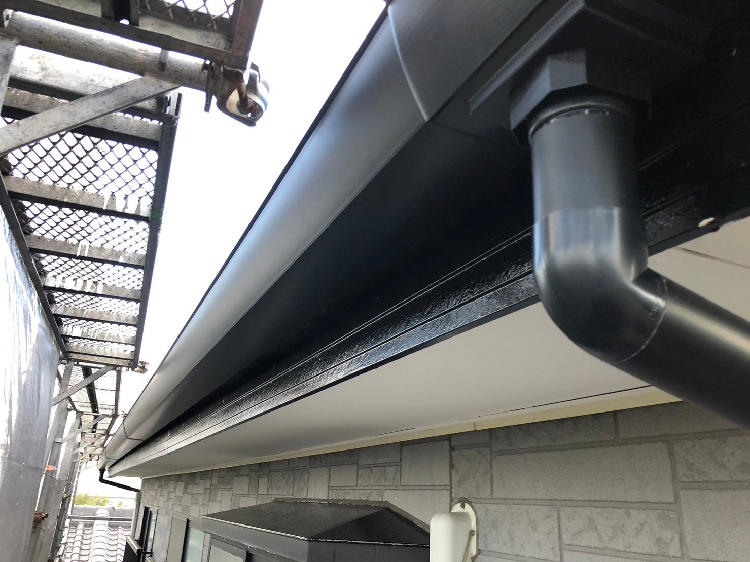 雨とい掛け替え工事 