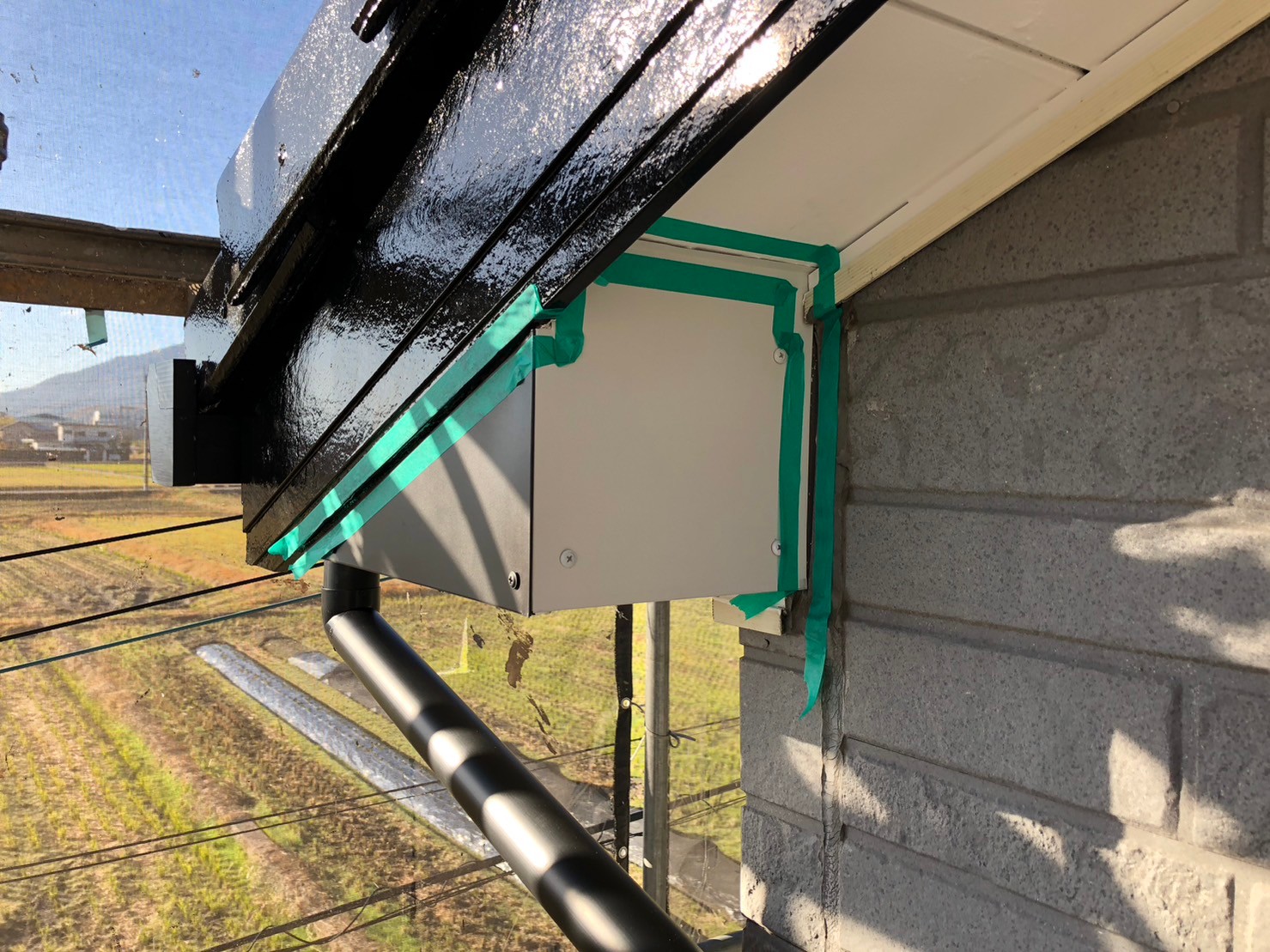 破風(水下部)板金カバー 