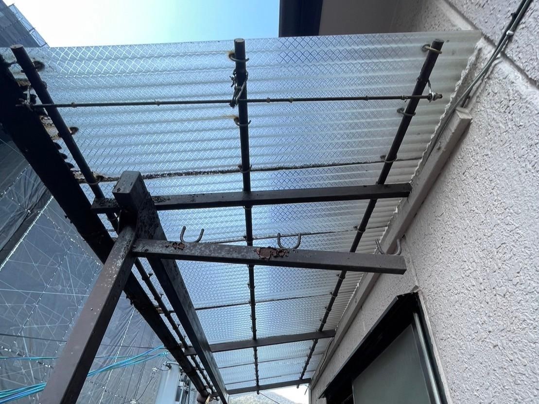 テラス屋根脱着 