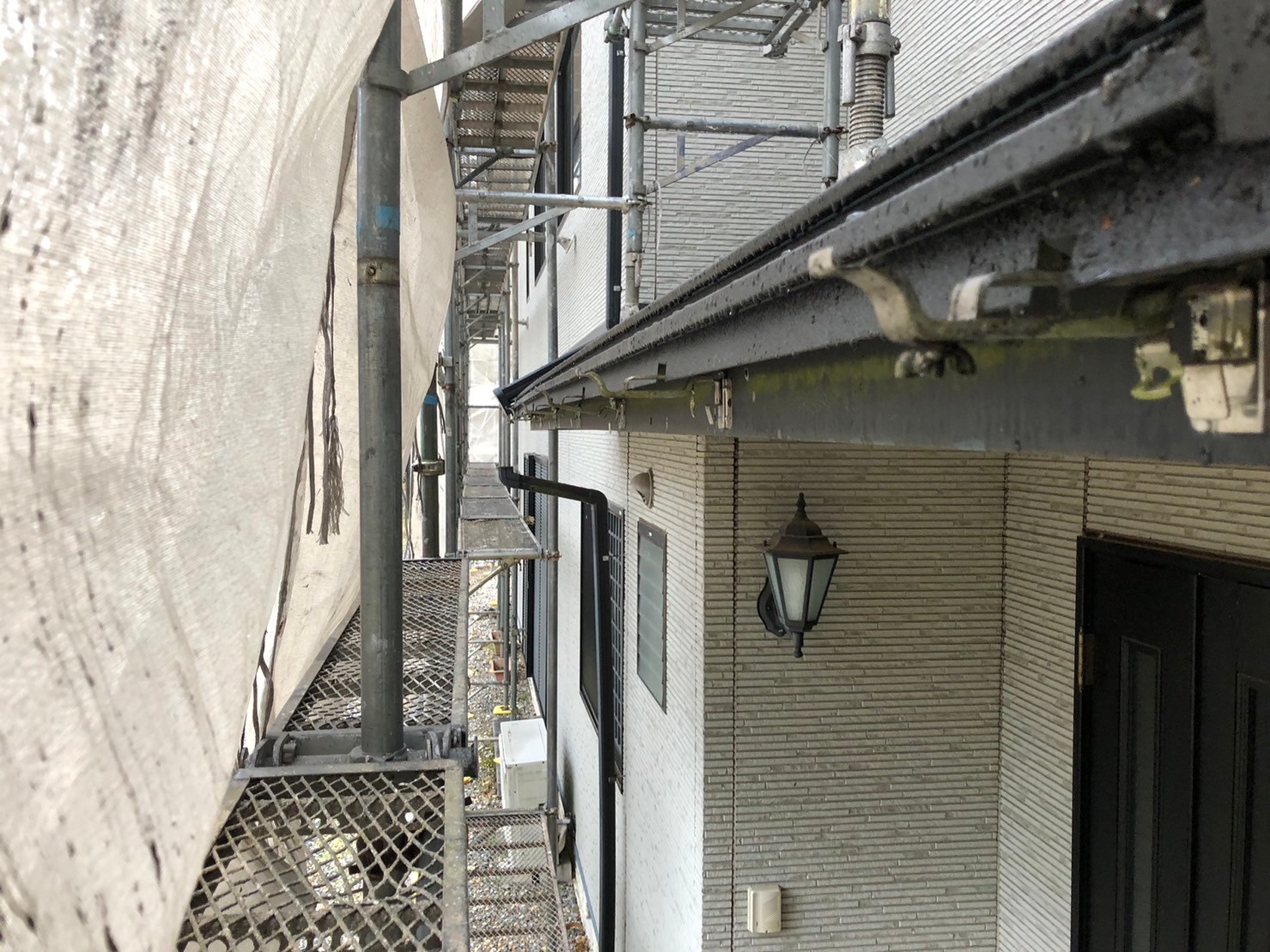 雨とい掛け替え工事 