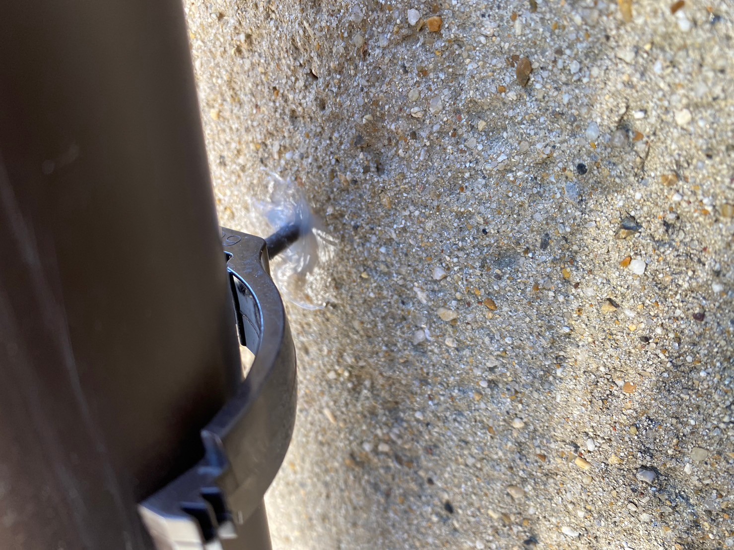 正面雨とい交換工事 