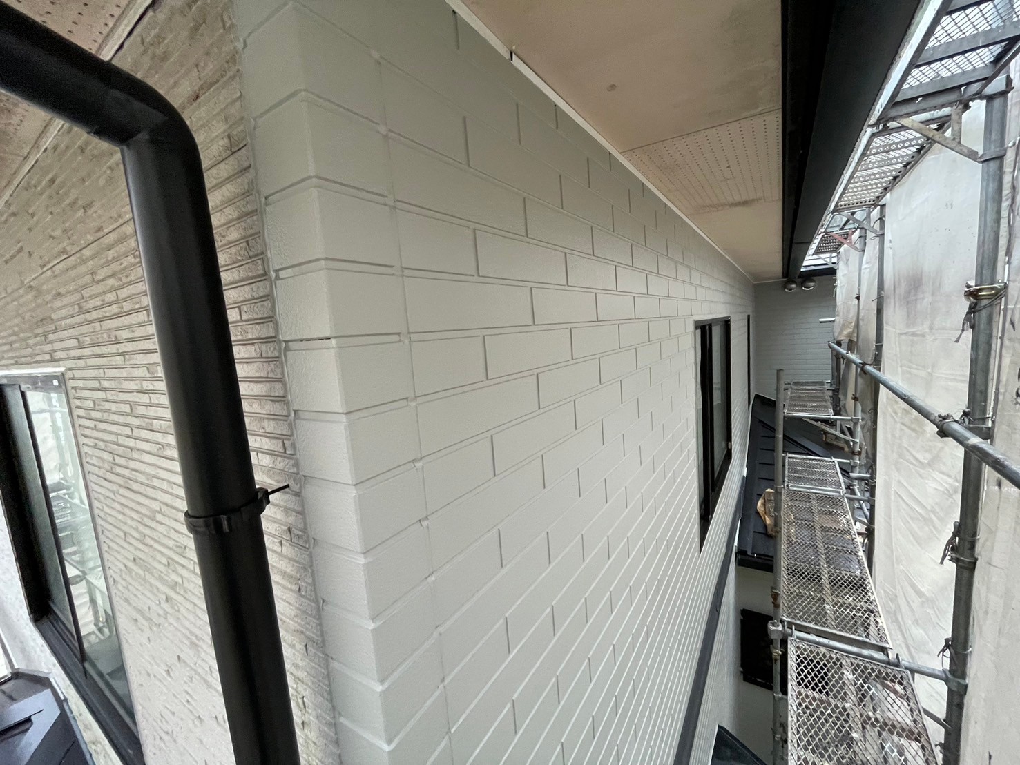 足場解体前確認 