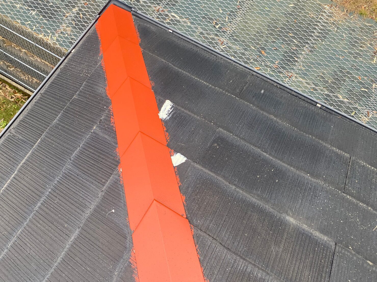 離れ屋根塗装工事 