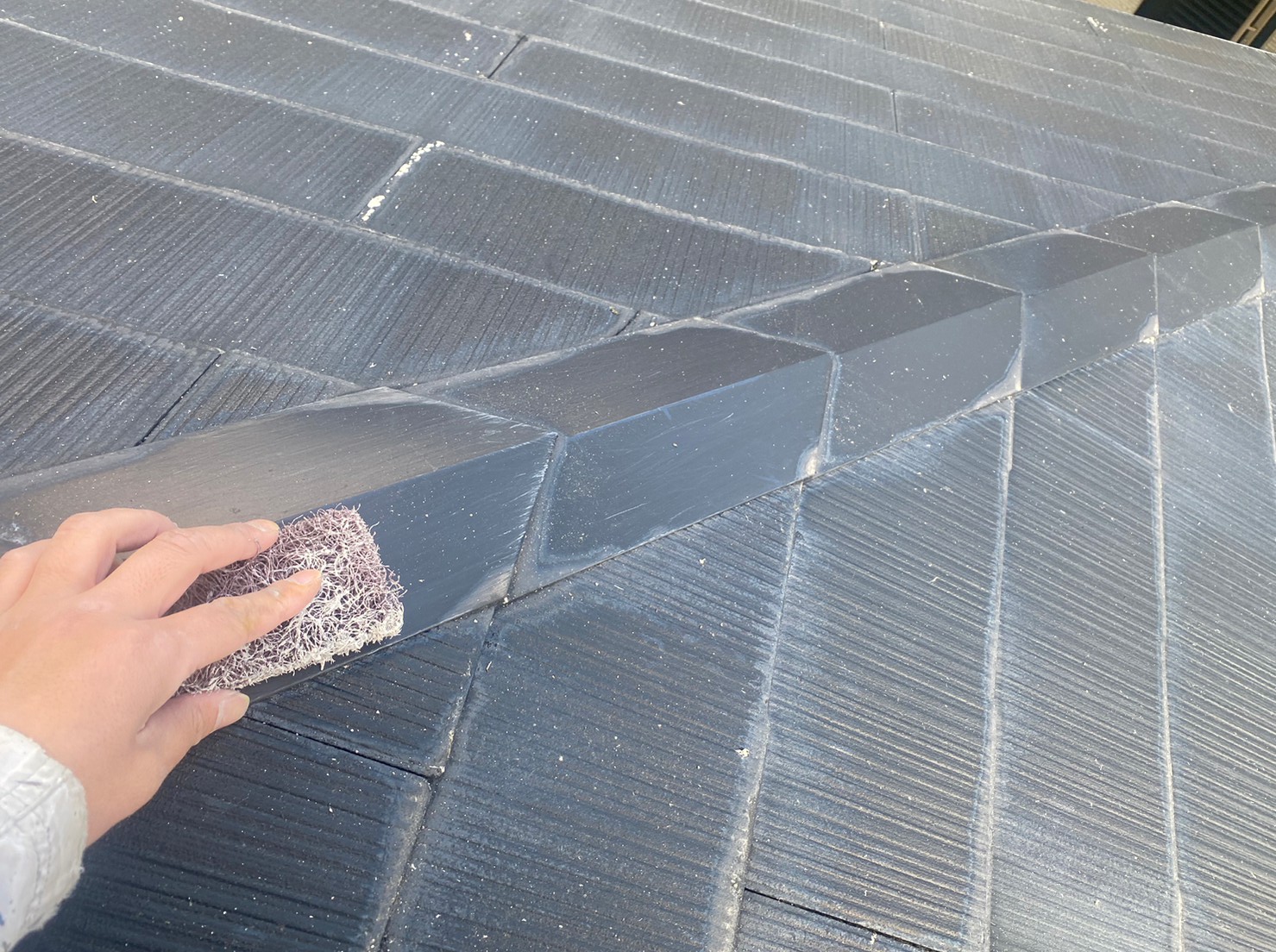 離れ屋根塗装工事 