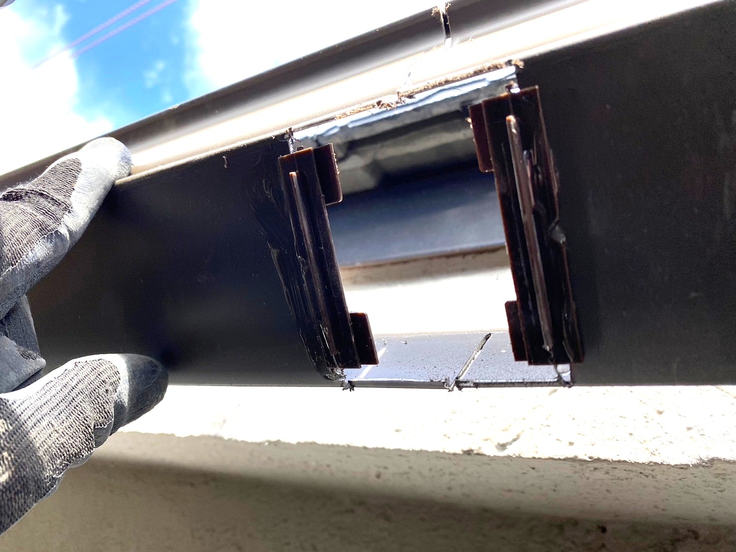 雨とい架け替え工事 