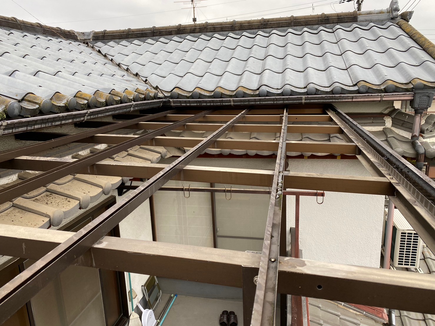 ポリカ張り替え工事 