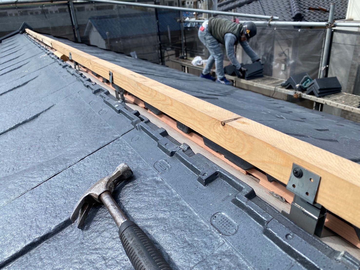 屋根葺き替え工事 