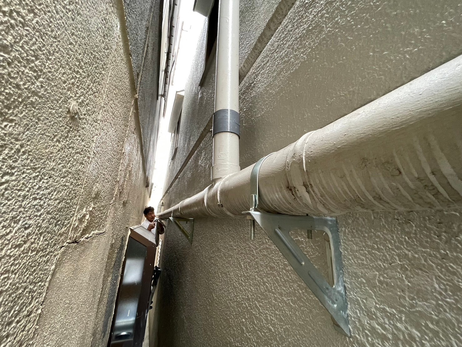 排水管水漏れ修理工事