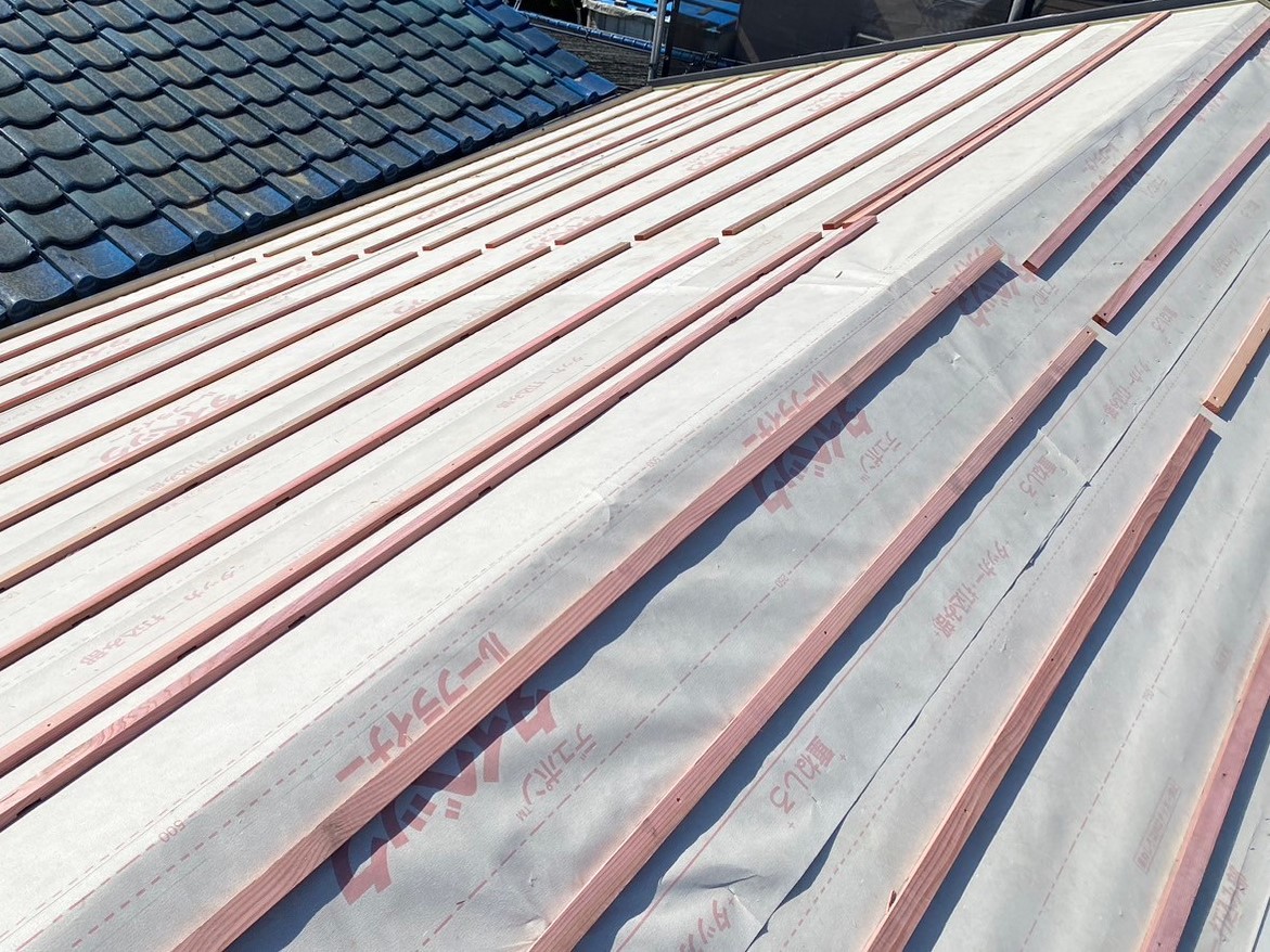 屋根葺き替え工事 