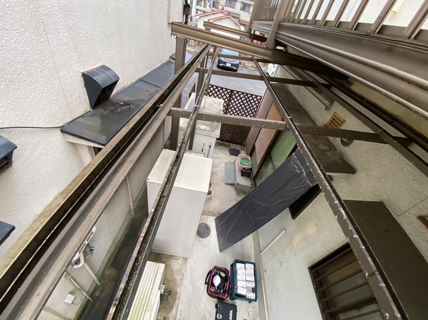 ポリカ張り替え工事 