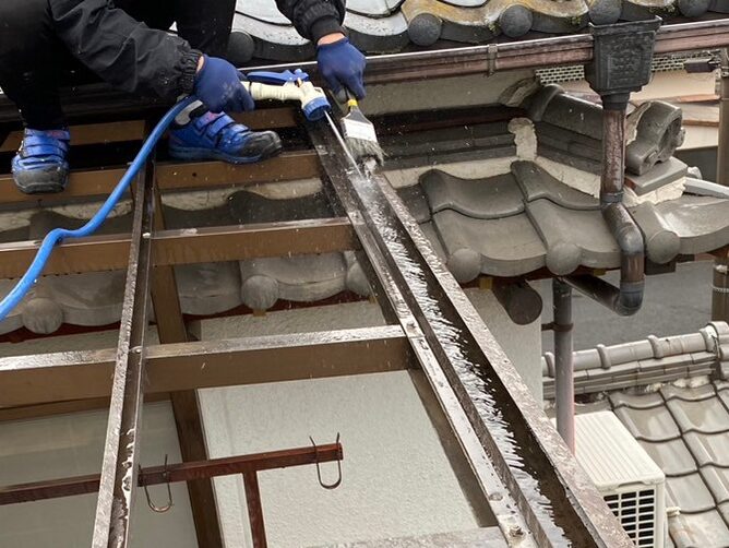 ポリカ張り替え工事 