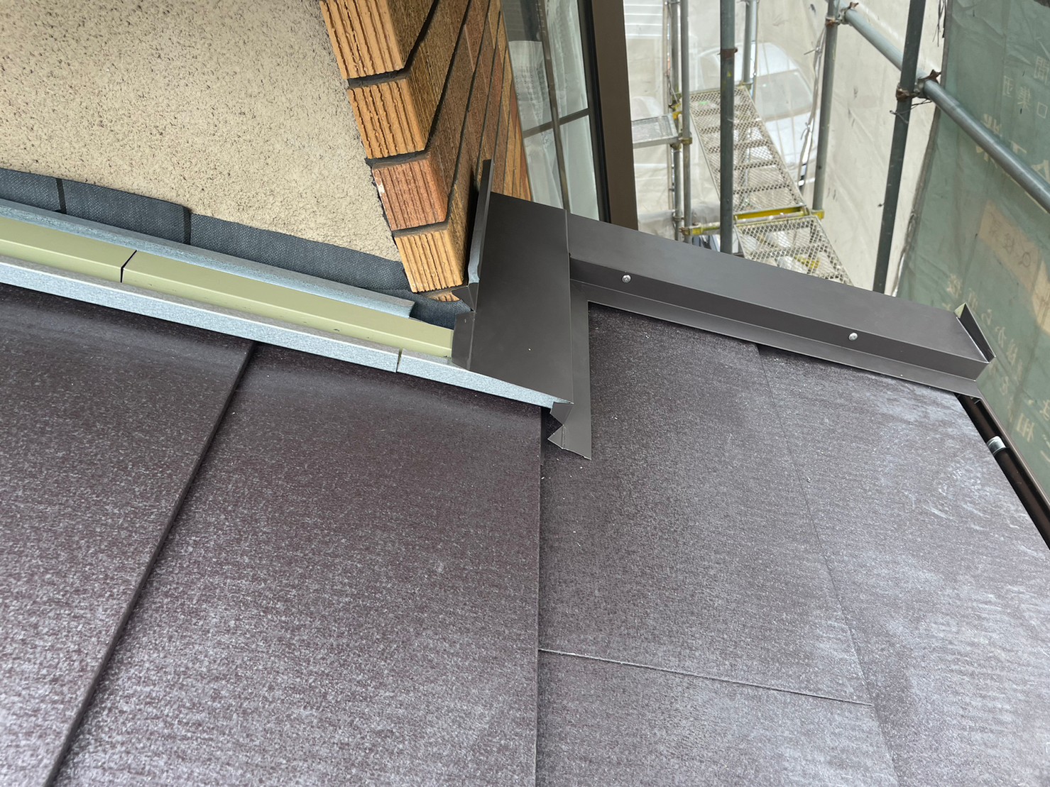 屋根カバー工事（下屋） 