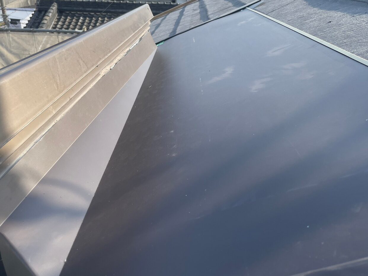 屋根カバー工事（大屋根） 