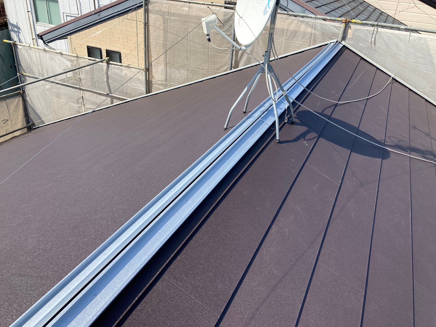 屋根カバー工事（大屋根） 