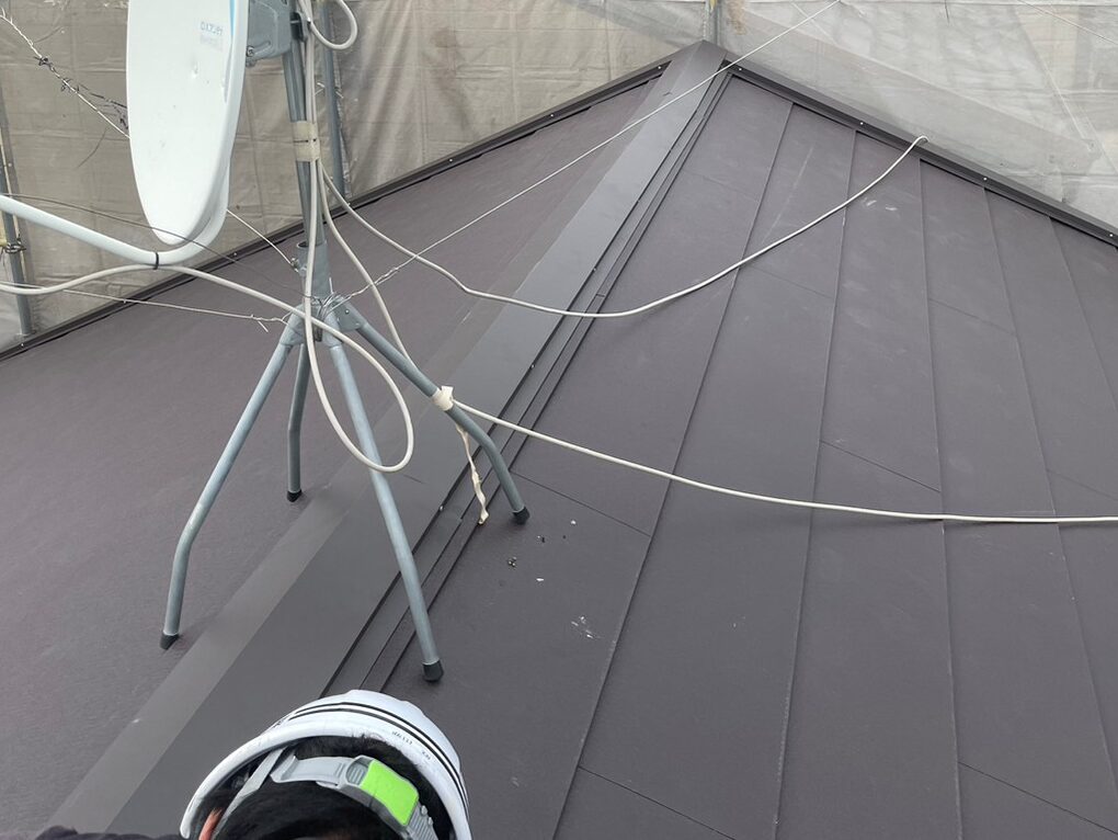 屋根カバー工事（大屋根） 