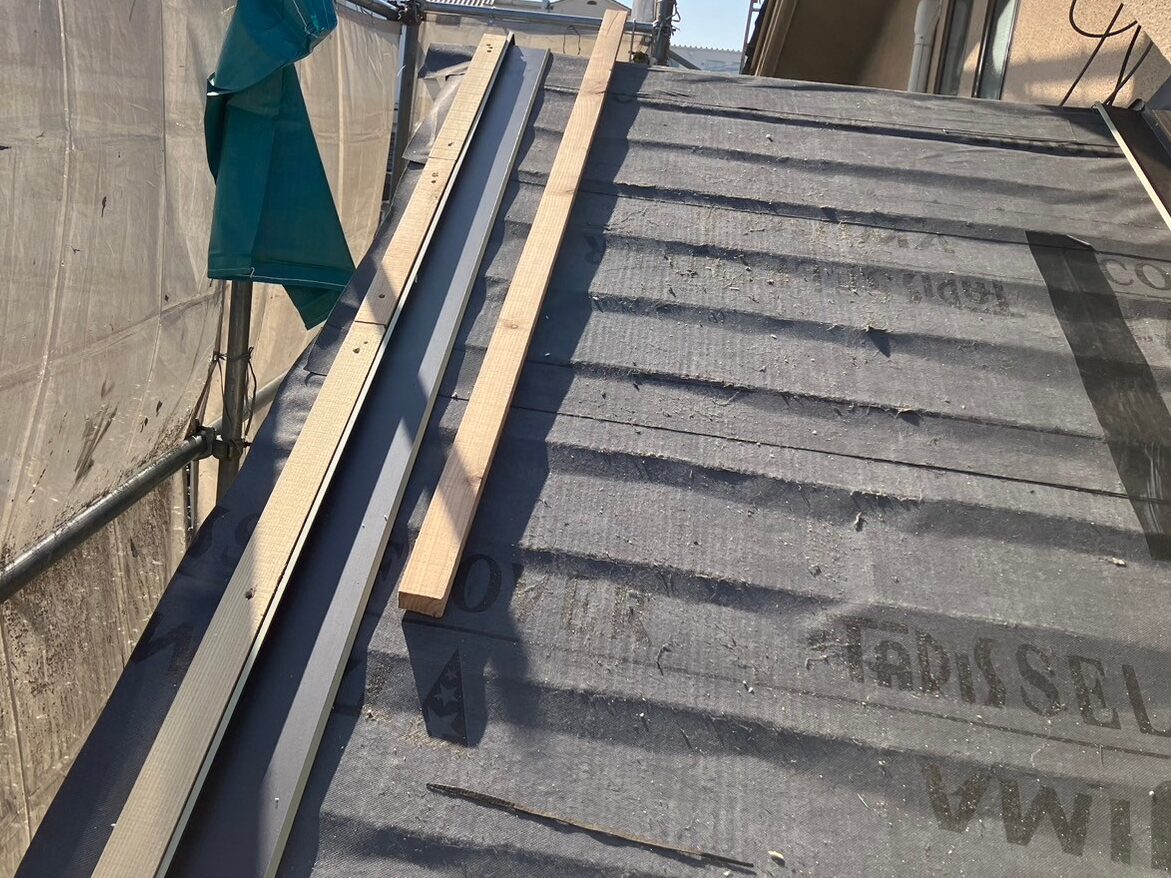 屋根カバー工事（下屋） 