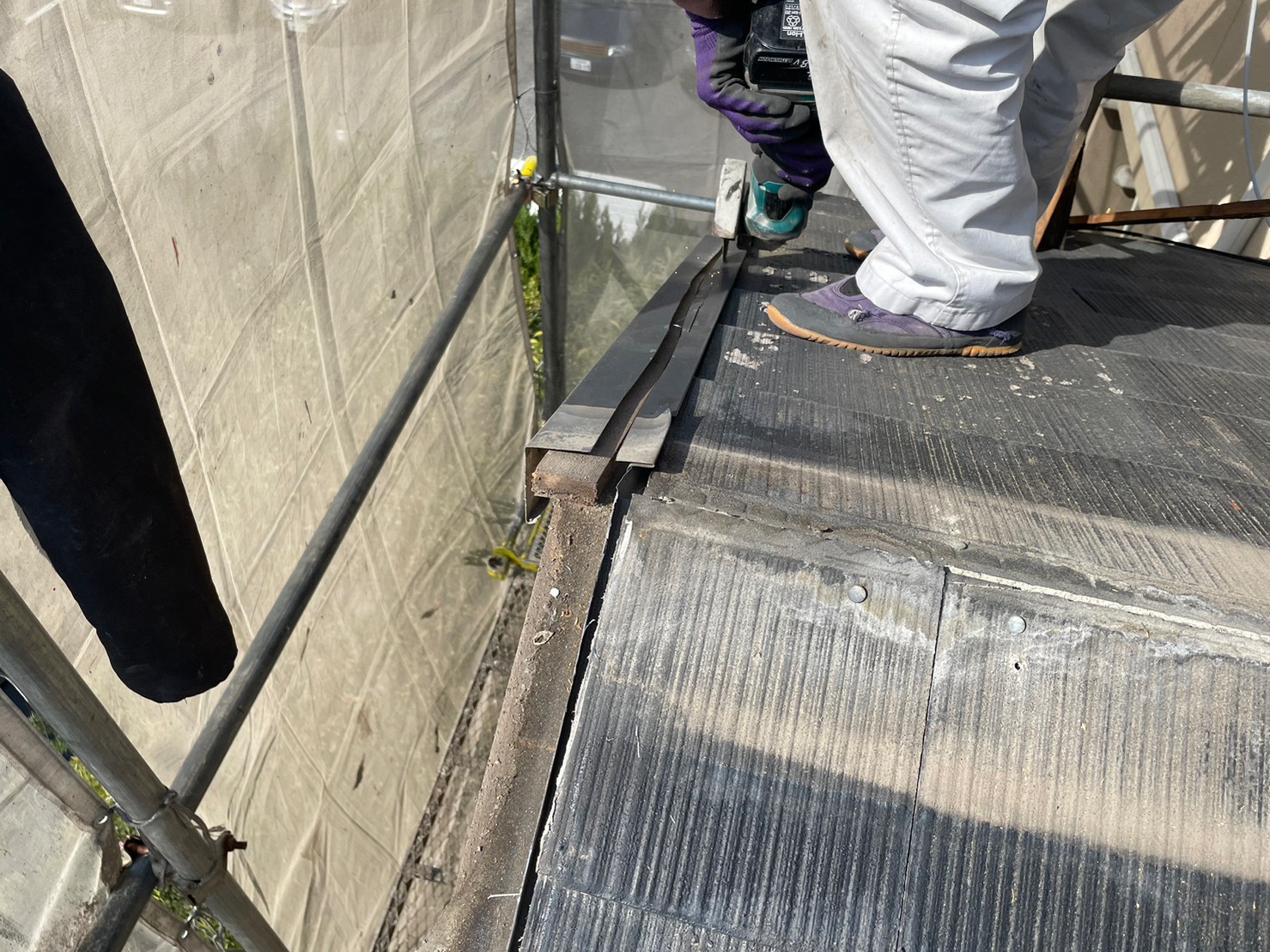 屋根カバー工事 