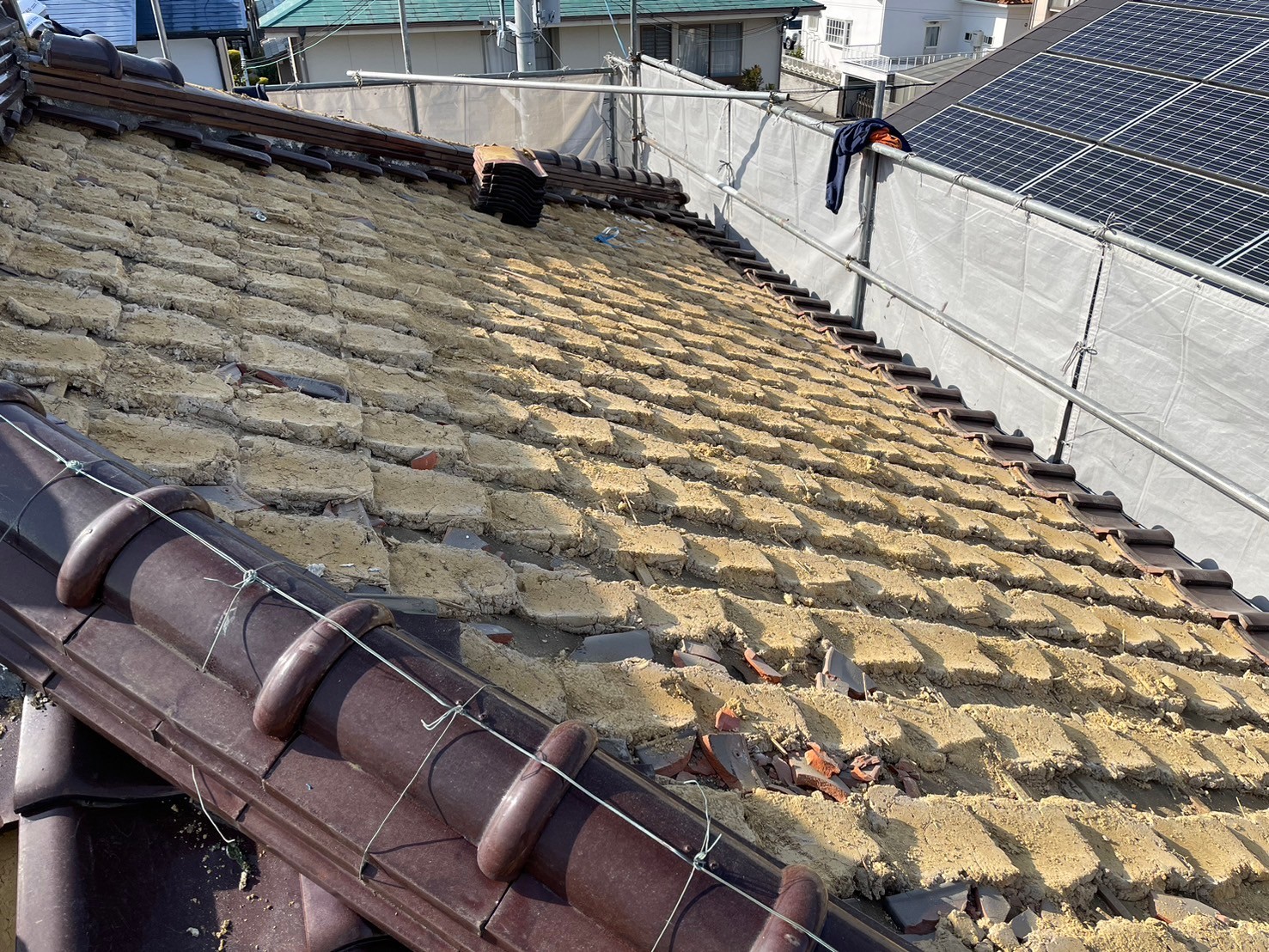 屋根葺き替え工事 