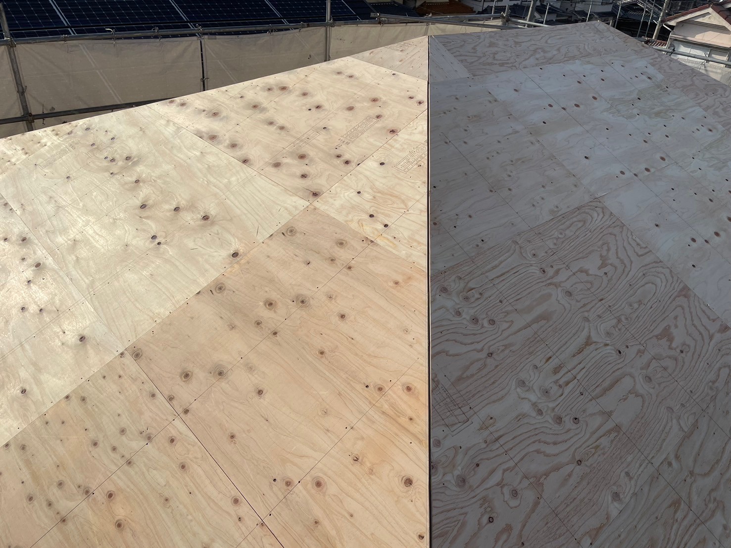 屋根葺き替え工事 