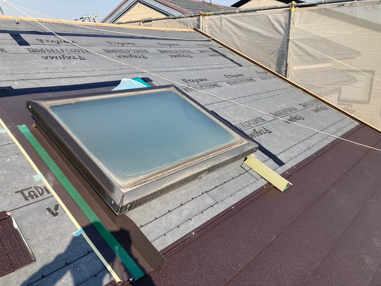 屋根カバー工事（大屋根） 