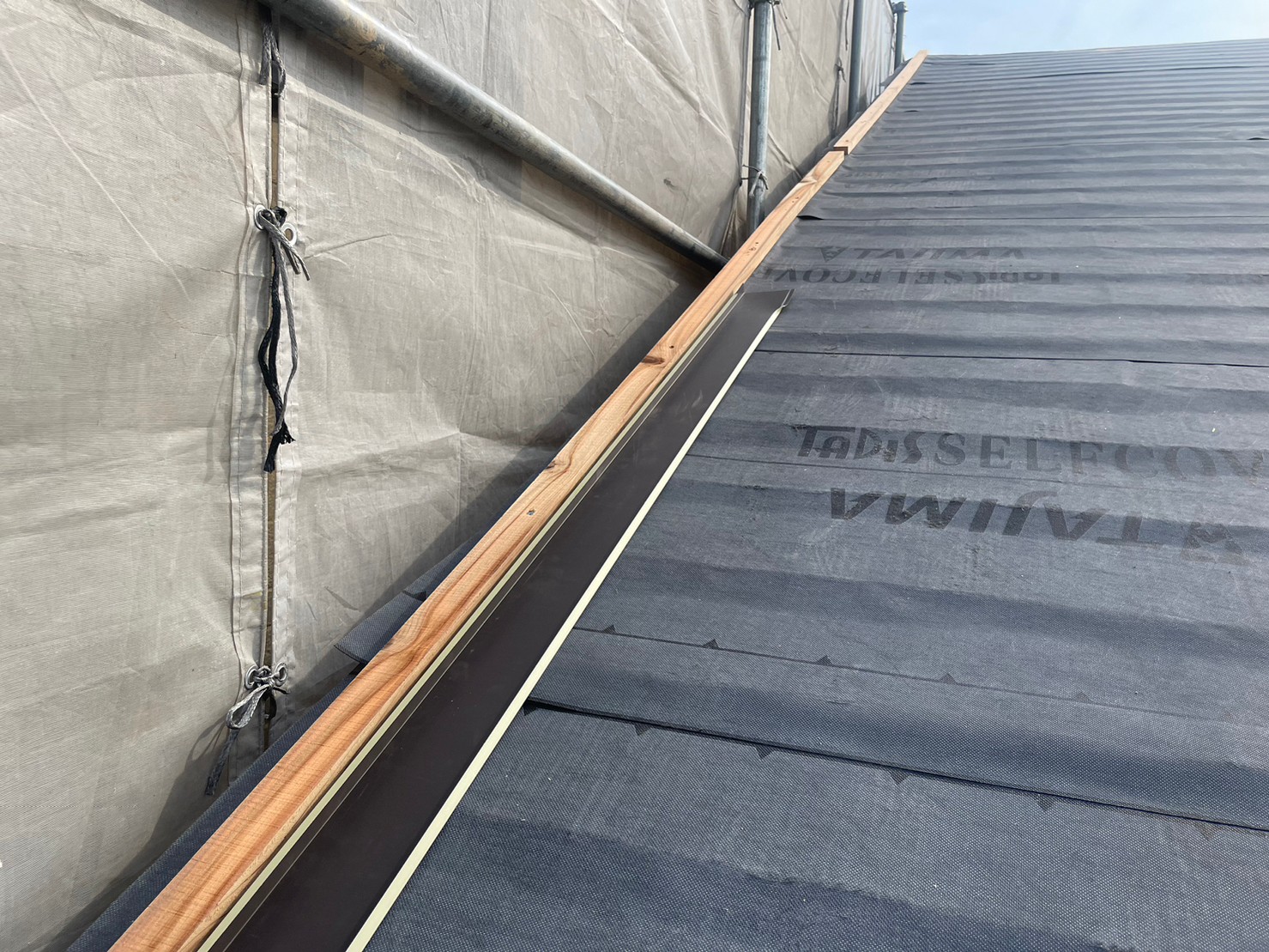 屋根カバー工事（大屋根） 