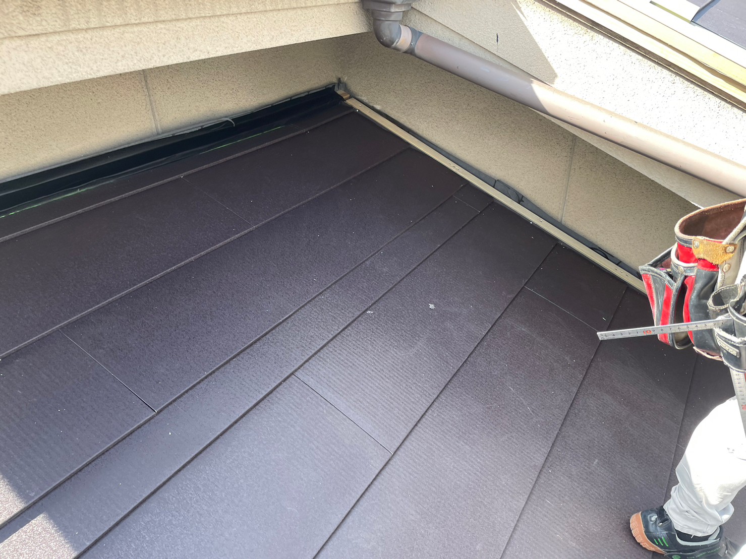 屋根カバー工事（下屋） 