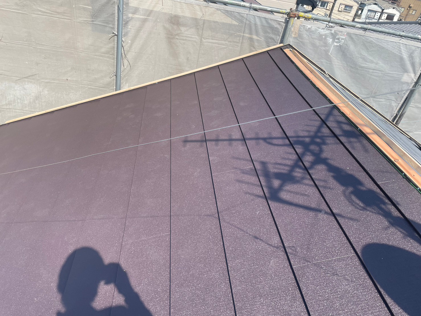 屋根カバー工事（大屋根） 