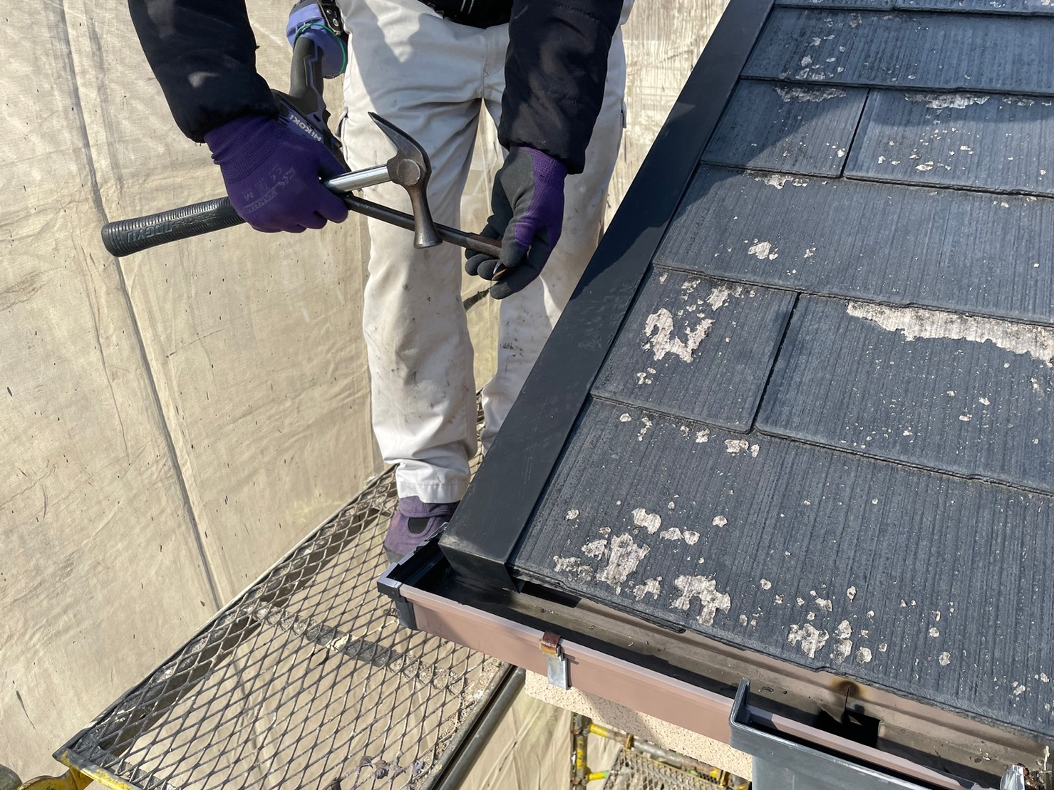 屋根カバー工事 