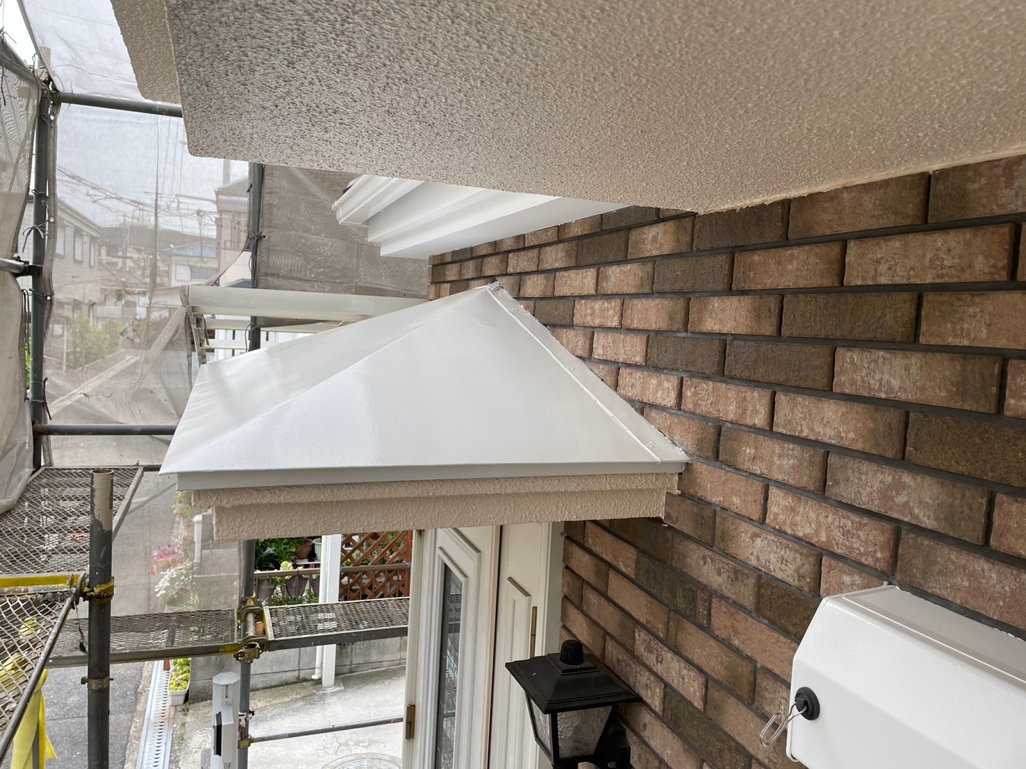 足場解体前確認