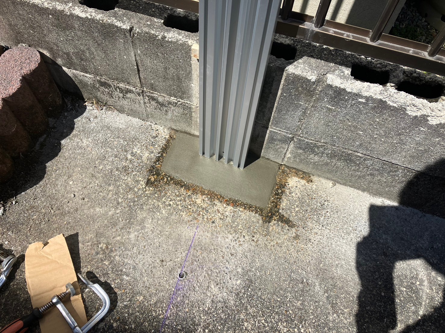 強風被害修理工事 