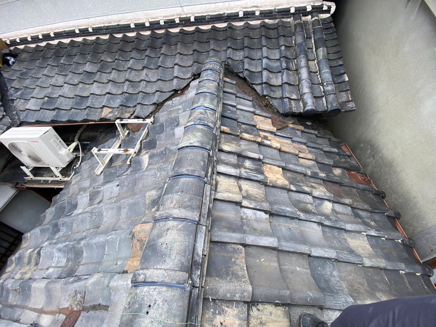 シーリング補修工事（下屋） 