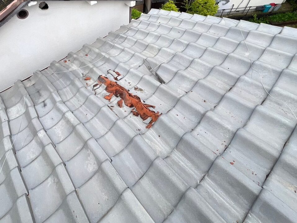 瓦差し替え工事（大屋根） 