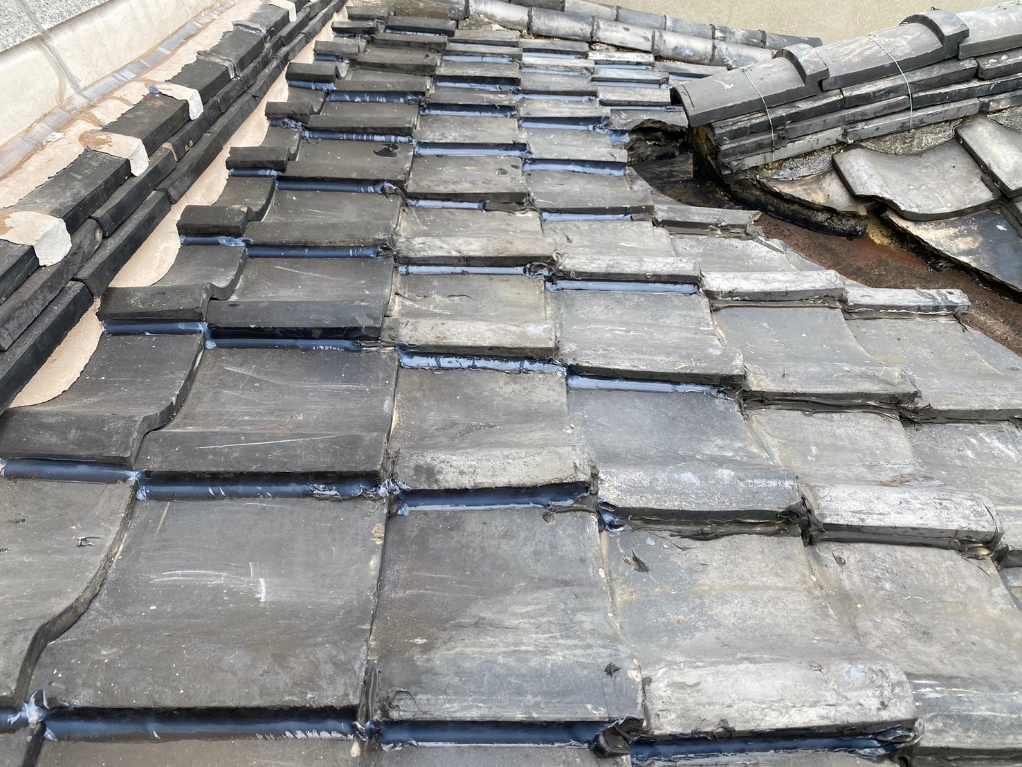 シーリング補修工事（下屋）