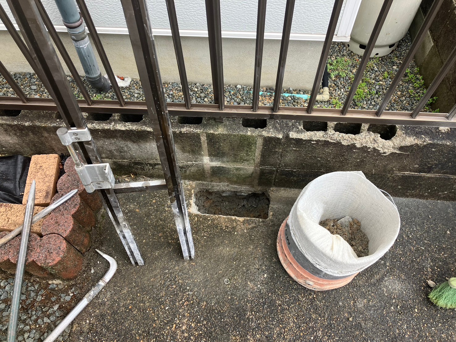 強風被害修理工事 