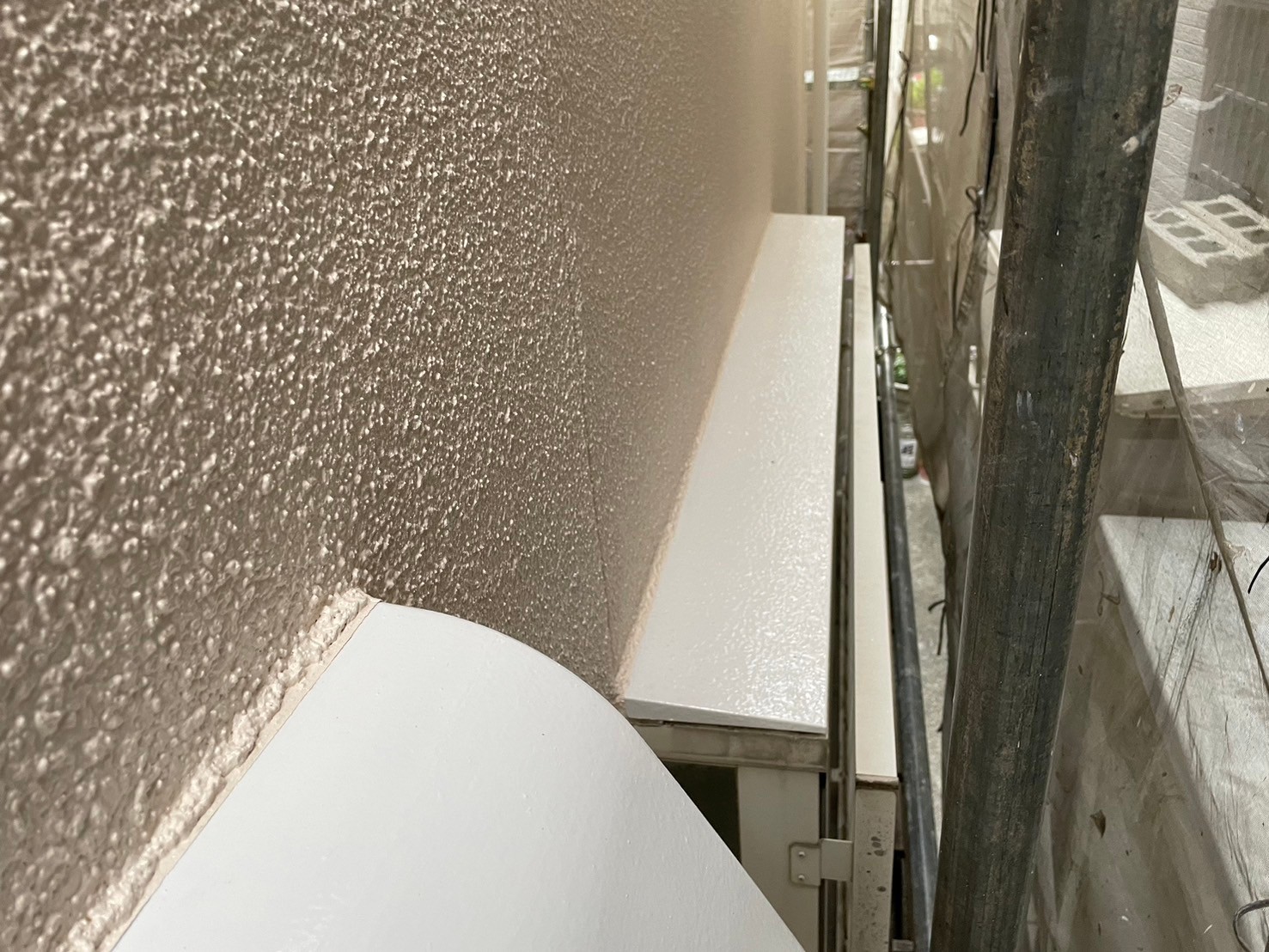 足場解体前確認 