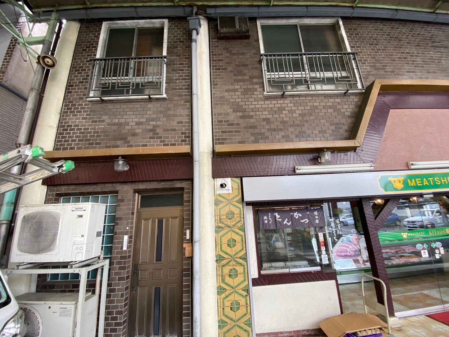 雨とい詰まり掃除 