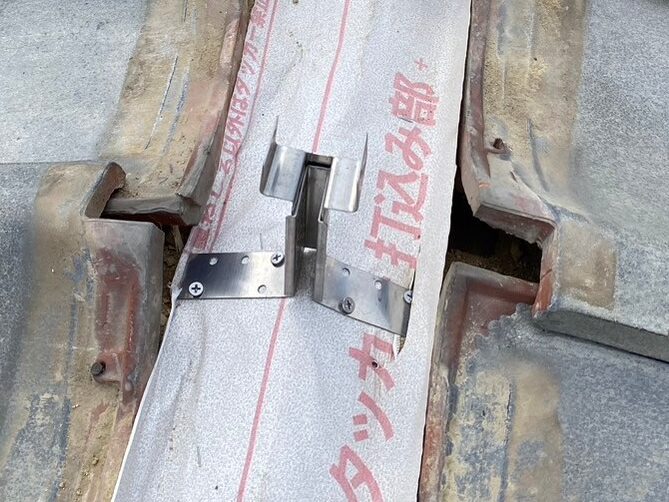 強化棟工事（大屋根） 