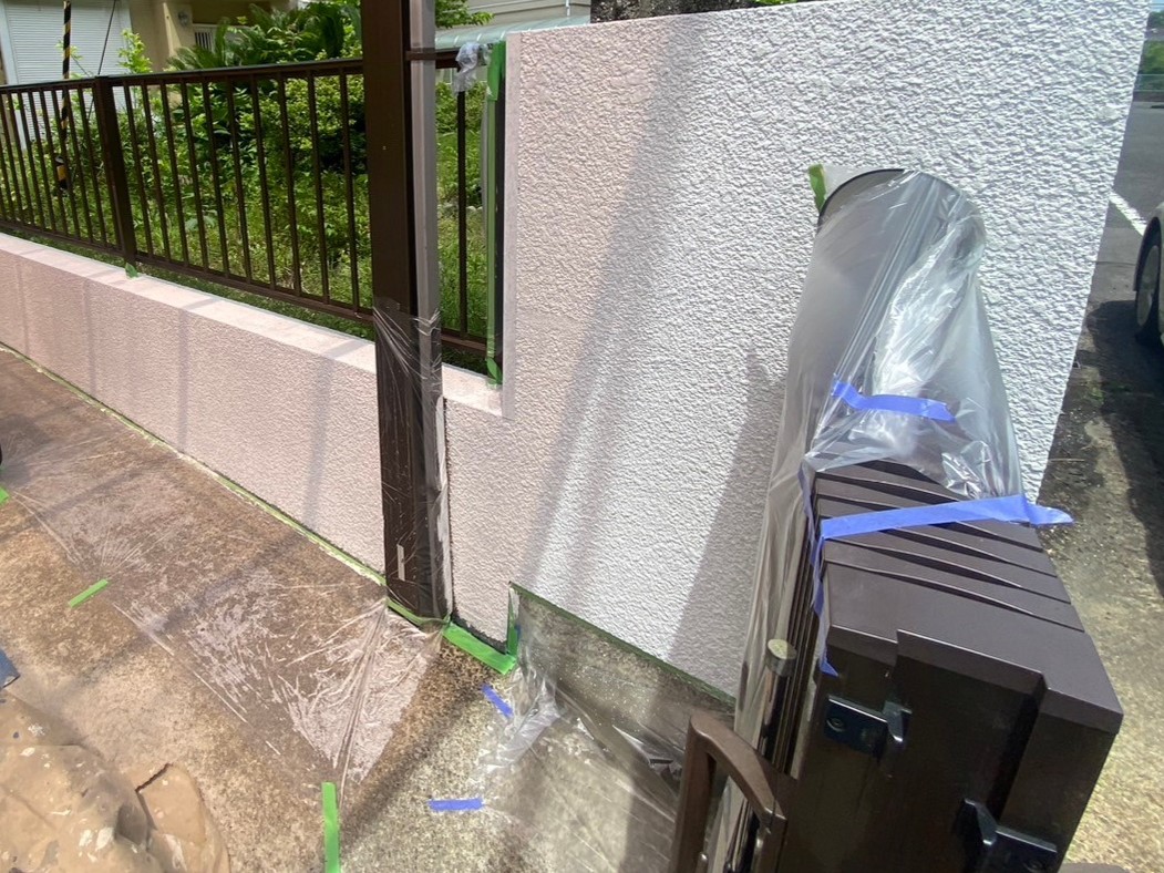 塀塗装工事