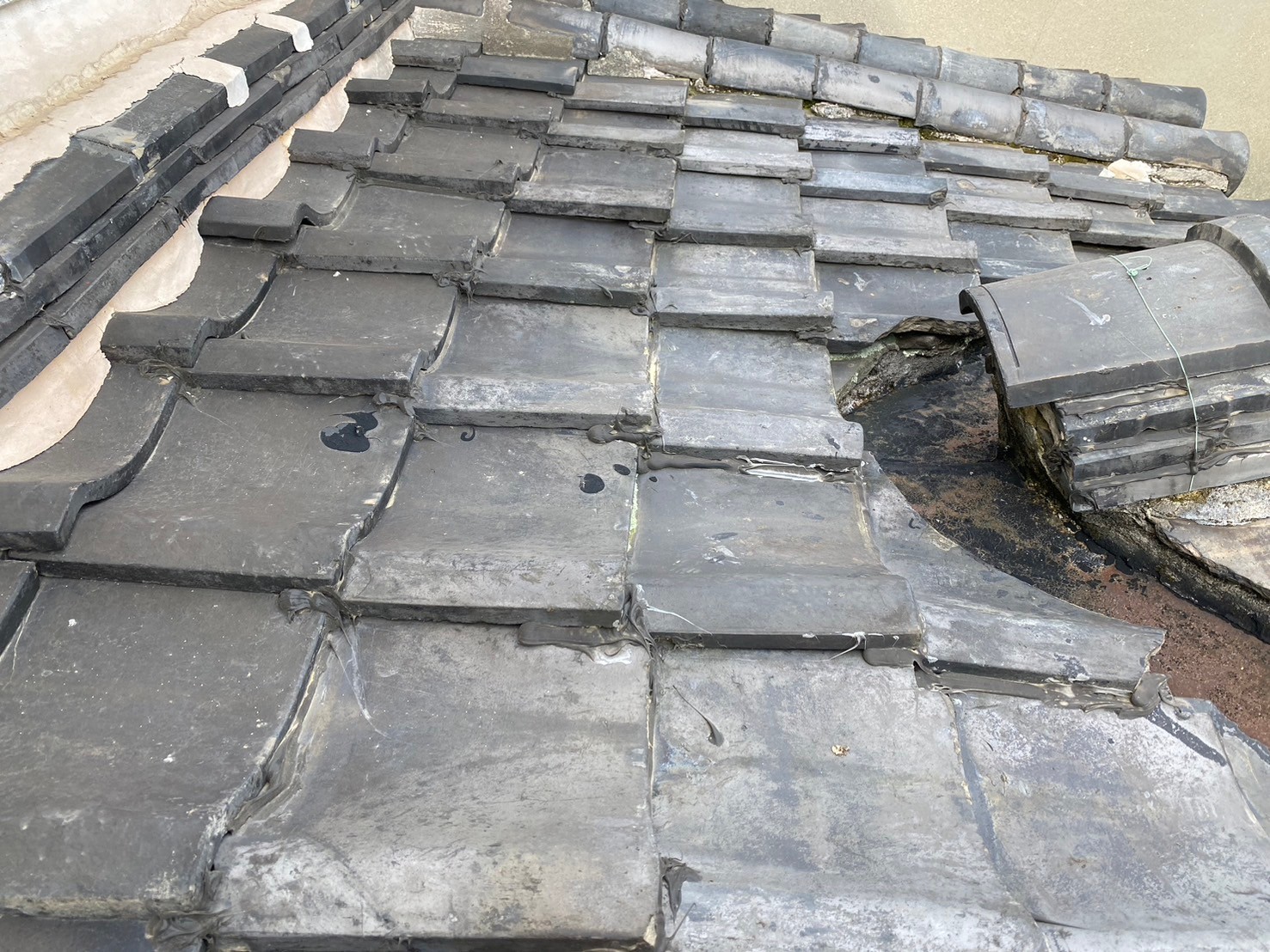 シーリング補修工事（下屋） 