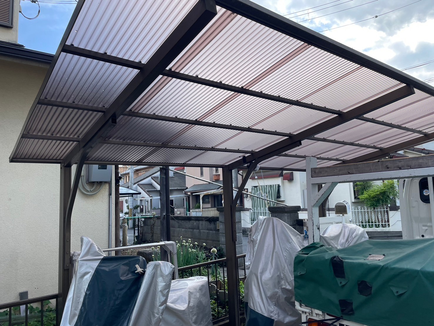 ポリカ張り替え工事