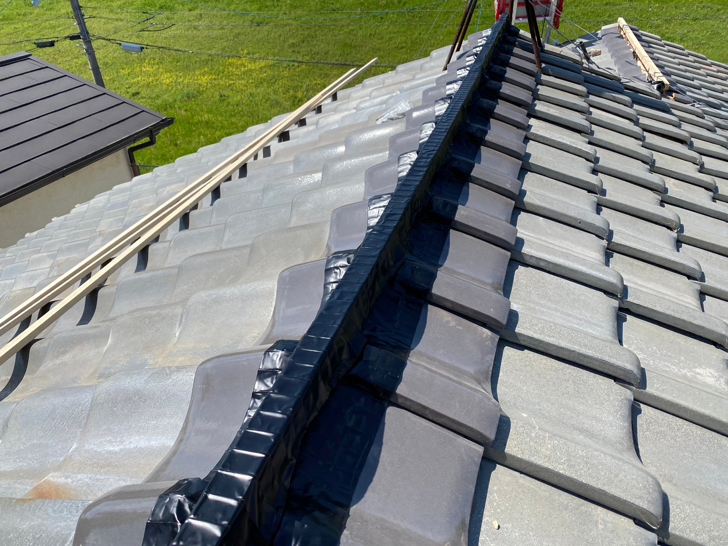 強化棟工事（大屋根） 