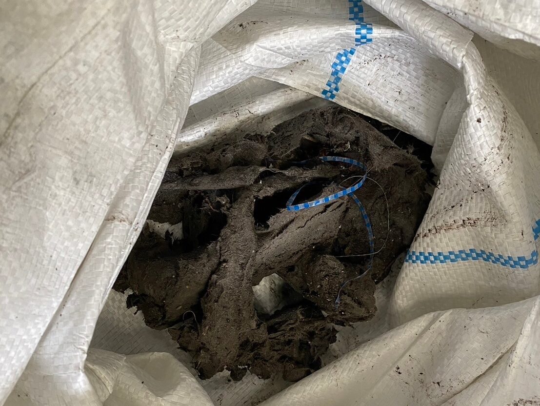 雨とい詰まり掃除 