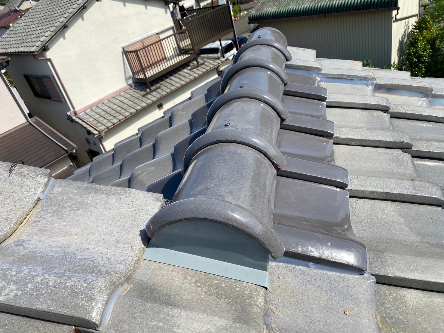 強化棟工事（大屋根） 