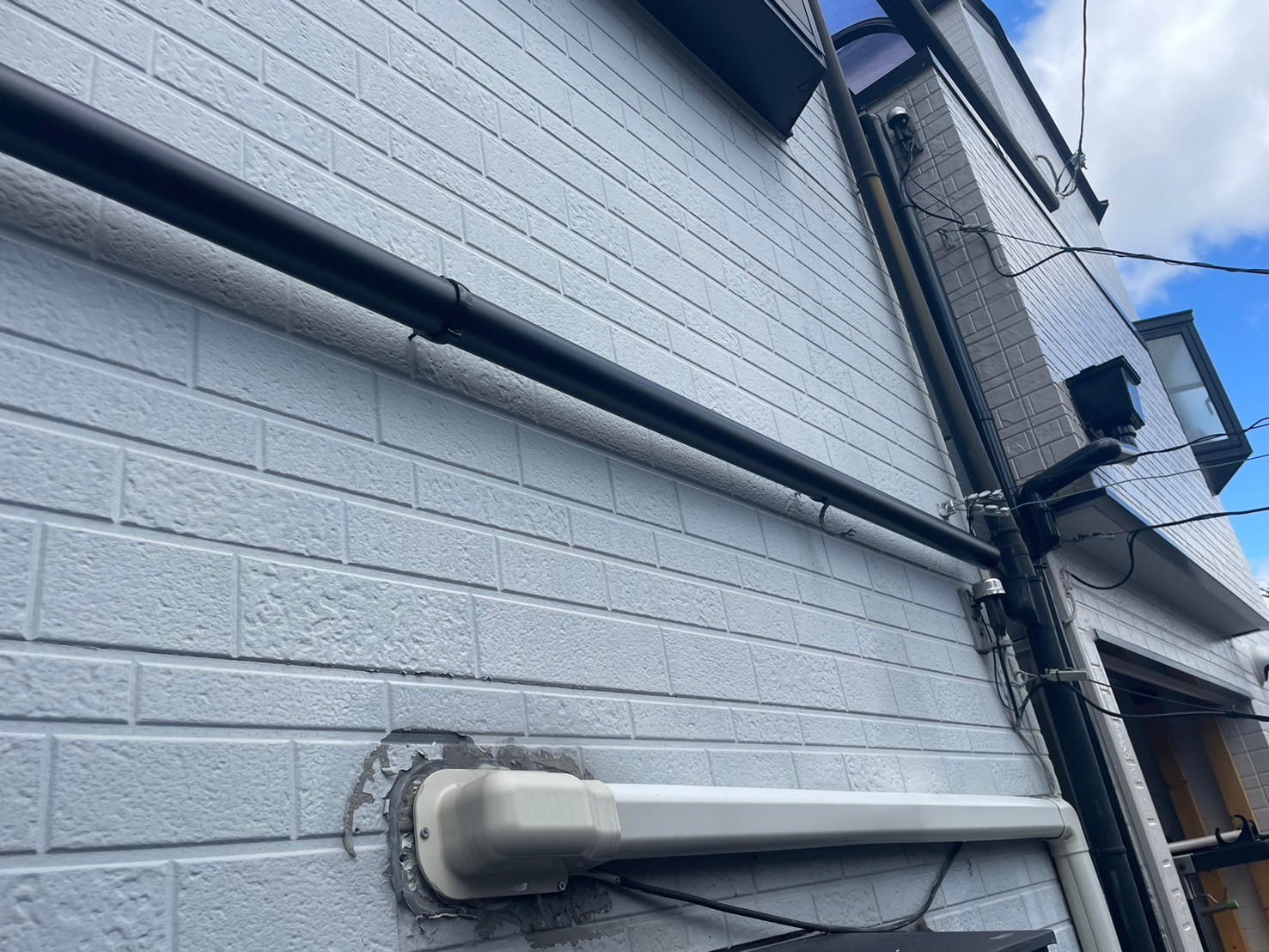 雨とい修理工事