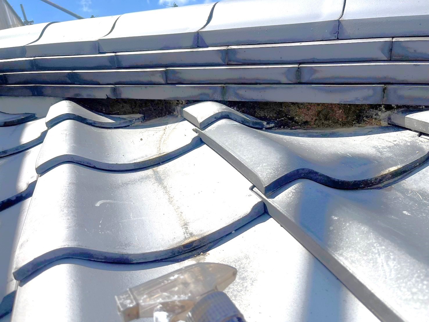 漆喰工事（下屋）