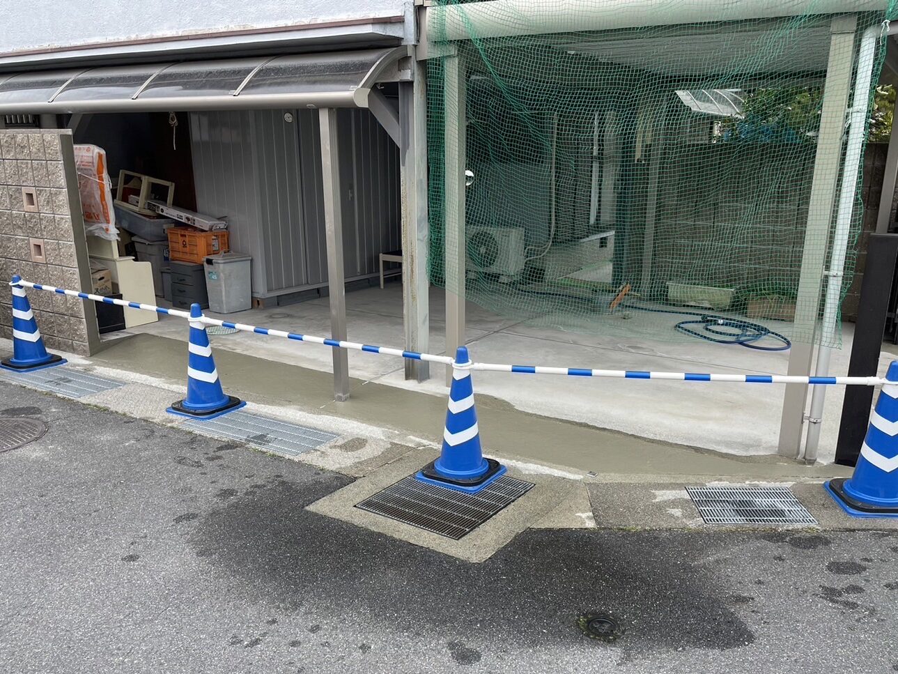 R6.3/1～3/6　葛城市　I様邸　駐車場工事