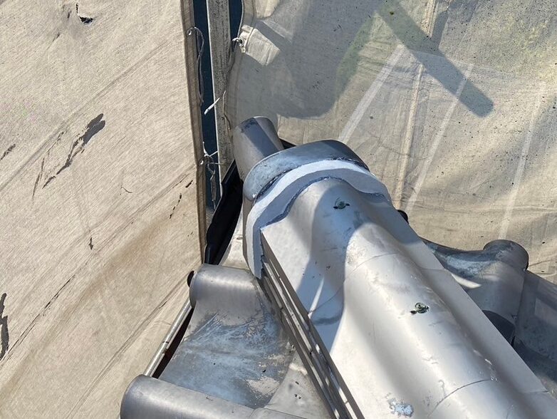 漆喰工事（下屋）