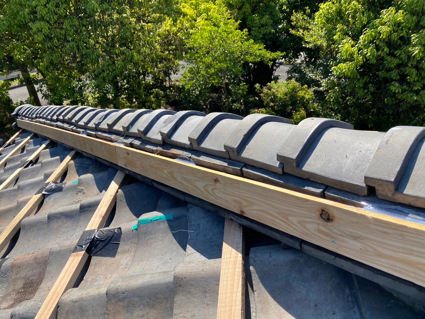 棟板金巻き工事