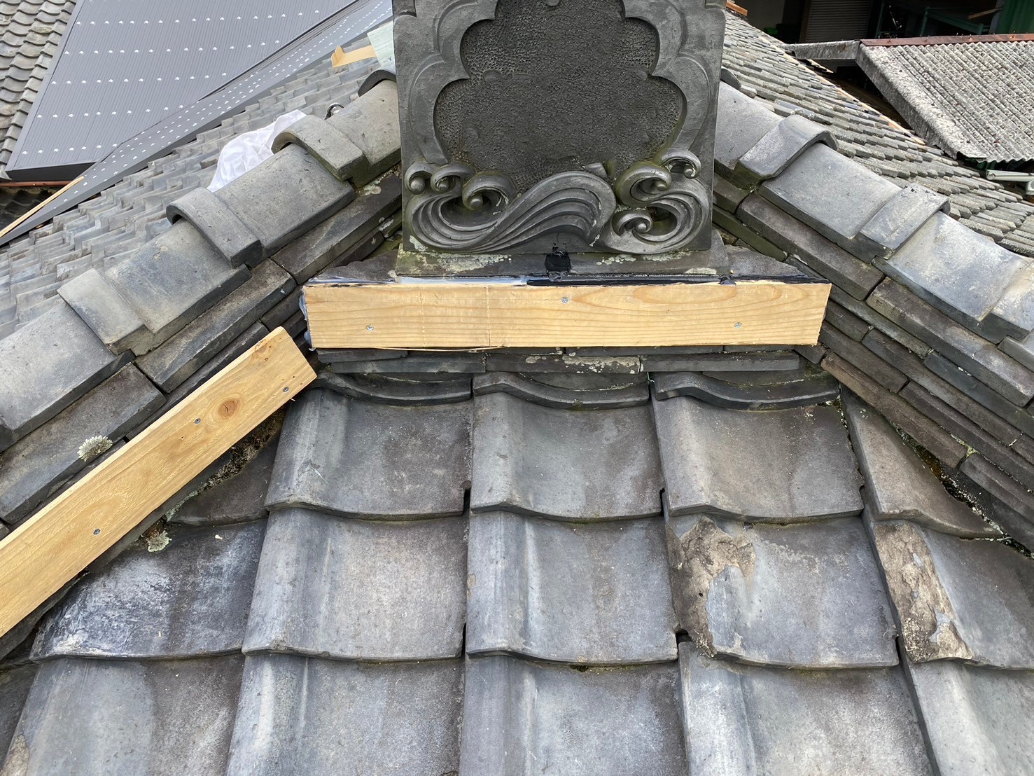 ガルバ波板カバー工事